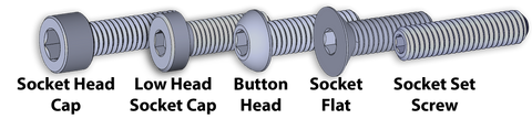 Ntau hom Socket Screws